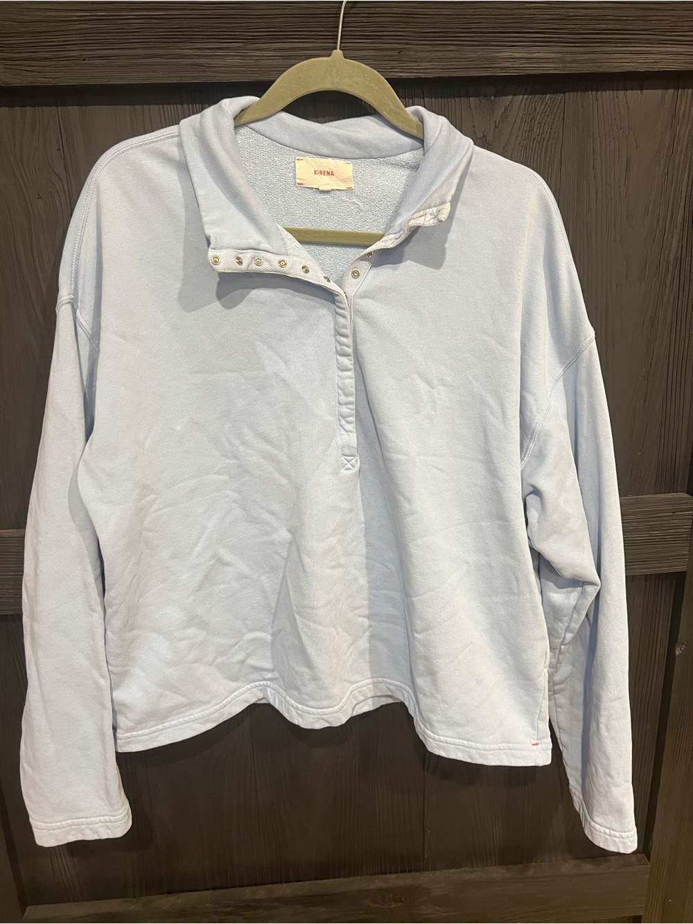 XiRENA snap collar sweatshirt, L